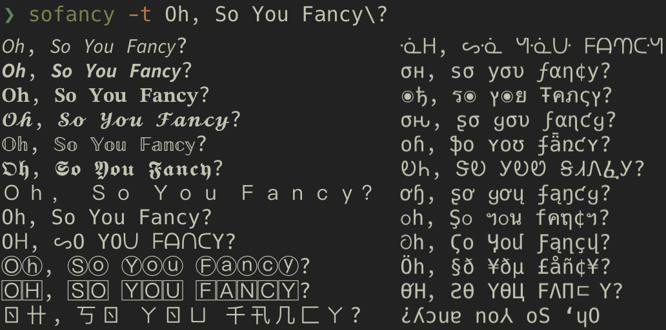 so fancy!